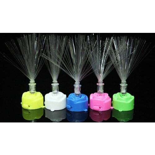Rose fibre-optic flowers all over the sky shining childrens small toys colorful night lights stall selling toys wholesale