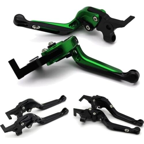 With logo Motorcycle Frame Ornamental Foldable Brake Handle Extendable Clutch Lever For Buell Ulysses XB12XT Ulysses XB12X