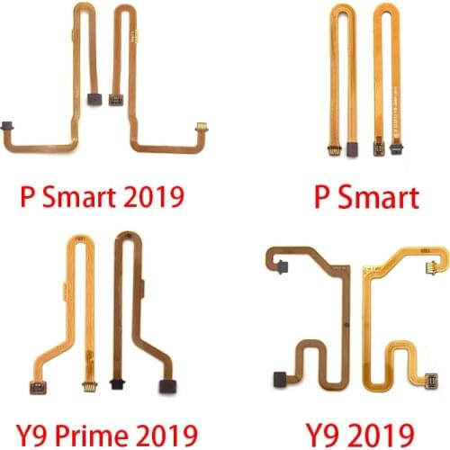 Home Button Fingerprint Touch Id Sensor Connector Flex Cable For Huawei Y6 Y7 P8 Lite 2017 Y9 2018 P Smart 2019
