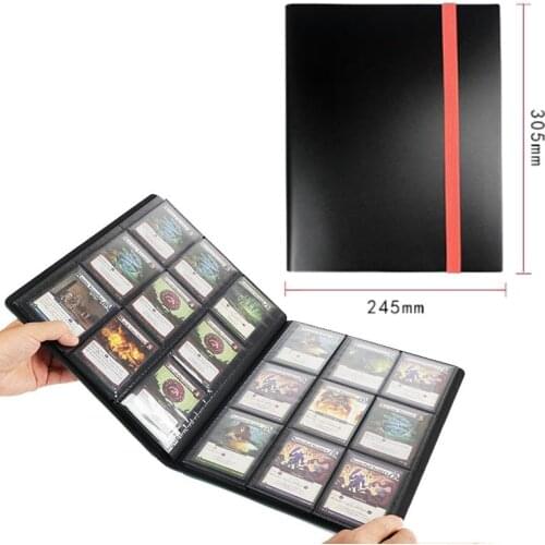 Stylish 20 Pages 360 Grids Capacity Cards Collection Albums for Pocket CCG MTG Magic Yugioh Board Game Cards Book Sleeve Holder