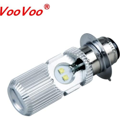 VooVoo P15D Led Motorcycle Headlight Bulb Fog Light 1000LM LED P15D-25-1 Motorbike Lamp Scooter Accessories Moto White DRL 12V