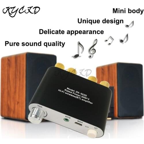 TPA3116D Bluetooth-compatible 5.0 Digital Power Amplifier Board 50W+50W Stereo Audio AMP USB 3.5mm AUX For Car Speaker