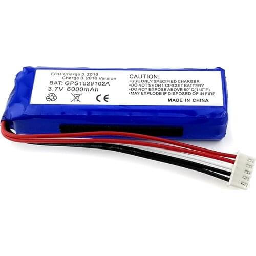 GSP1029102A 6000mAh For JBL Charge 3 High Quality Battery+Tracking Number