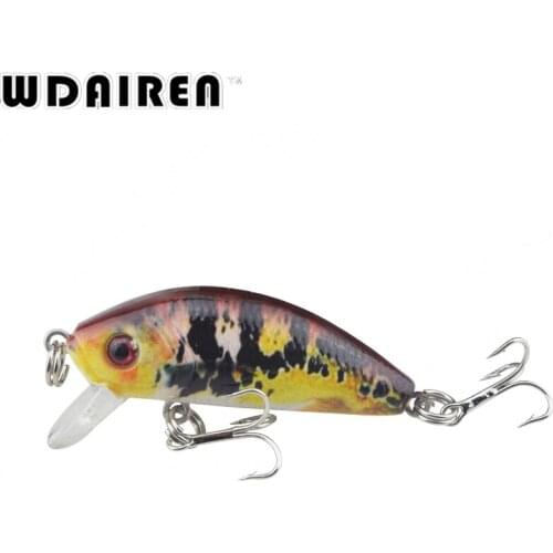 WDAIREN 1Pcs Minnow Fishing lure 4.5cm 3.8g Artificial Mini Hard Baits Pencil Lures Fish Wobbler Carp Fishing Tackle Pesca