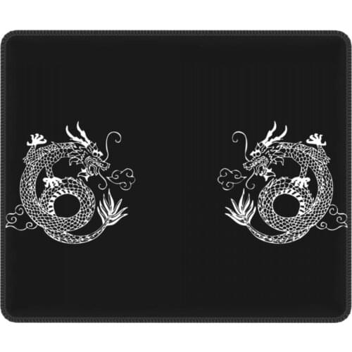 Dragon Oni Mouth Demon Bnha Japanese Cool Mouse Pad Lockedge Desk Mat Pads Natural Rubber Gamer Computer Laptop Pad