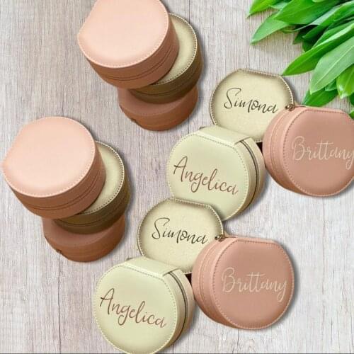 BULK order DISCOUNT, Personalized Bridesmaid Party Gifts, Jewelry Box, Travel Case, Travel Jewelry Box, Jewelry Case, Customized