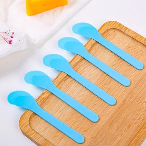 10Pcs Cosmetic Spatulas Cosmetic Spatula Cream Spoon Masque Spoon Convenient Waterproof Plastic Masque Spatula Scoop for Girl
