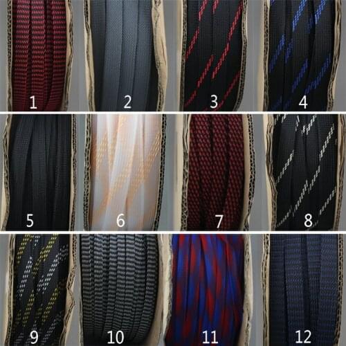 200Meters High Quality Audio Video PET Sleeve Wrap Net DIY Sleeving For Hifi Audio Wire Dia 12-22MM Sleeves