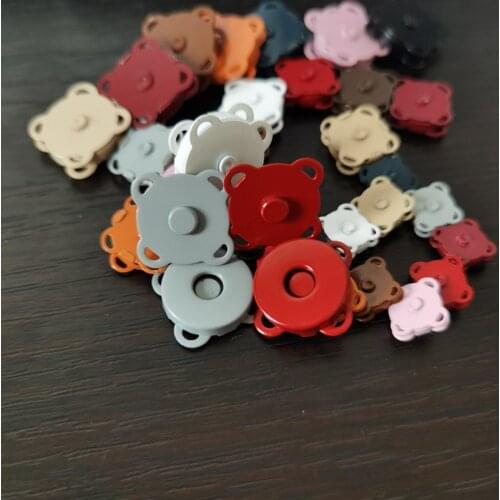 5pairs/lot sew on metal magnetic Snaps button for overcoat bag garment accessories scrapbooking DIY