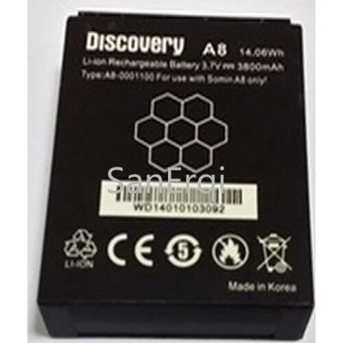 Battery For Discovery A8 phone battery 3800mah for discovery A8 Waterproof Phone