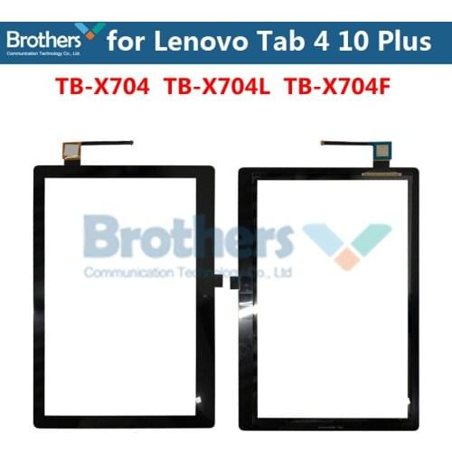 For Lenovo Tab 4 10 Plus TB-X704 TB-X704L Touch Screen Digitizer Front Touch Glass Panel Sensor Glass Lens Tablet Touch Screen