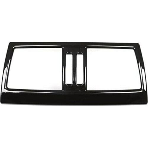 Glossy Black ABS Rear Row Air Outlet Decorative Frame Trim for -BMW X5 E70 X6 E71 2008-2013