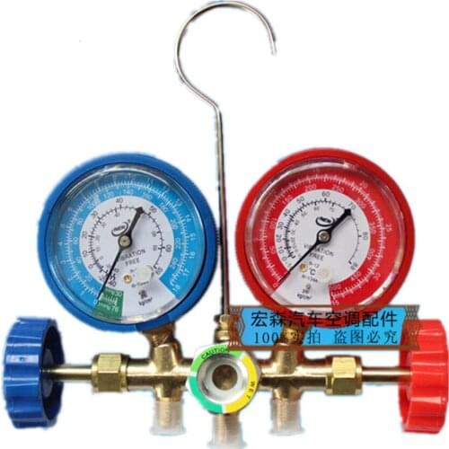 Free shipping,Air conditioning charging refrigerant pressure instruments,R12 R22 refrigerant charging tools Pressure gauge