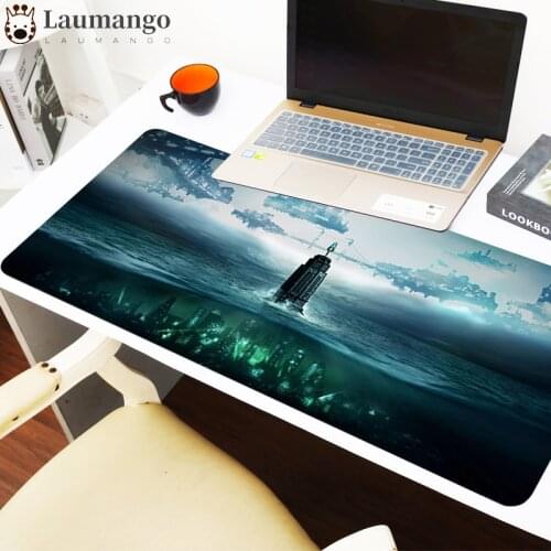 Bioshock Mouse Pad Table Mat Mousepad Gamer Keyboard Company Carpet Gaming Desk Accessories Kawaii Rug Anime Large Mouse Mats