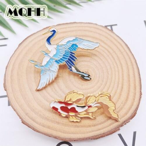 MQHH Bird Brooches For Clothes