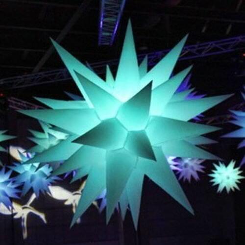New Led Inflatable star party decor with led RGB inflatable decoration wedding Brand new