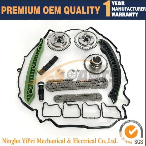 Camshaft (Exhaust+Intake) Adjuster Actuator for MERCEDES W203 W204 W211 C250 SLK250 1.8L Timing Chain Kit