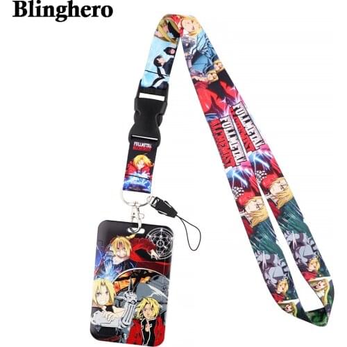 CB588 Anime Figure Keychain Lanyards ID Badge Holder Badge Passport Gym Cell Phone USB Badge Holder Key Strap