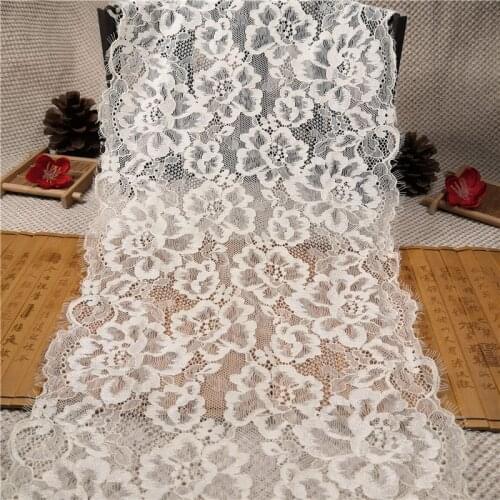 RR2975 19.5cm Package mail elastic stretch lace garment accessories diy manual eyelash lace decoration fabric