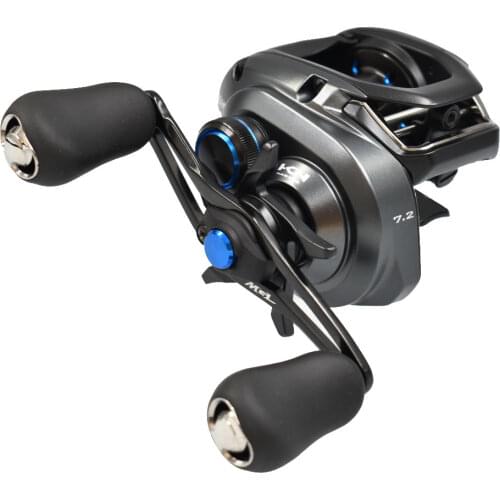 SHIMANO SLX MGL Baitcasting Fishing reel Low Profile Reel 4+1BB 6.3:1/7.2:1/8.2:1 HAGANE BODY Centrifugal Brake System MGL Spool