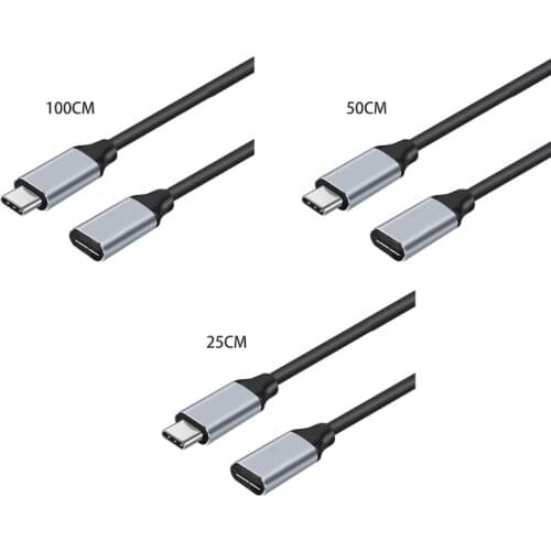 USB C Male to Female Extension Cable USB-C Gen 10Gbps Female to USBC Male Extended Adapter Compatible Extender Cord