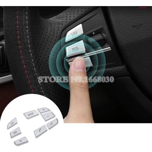 Inner Steering Wheel Button Trim Cover 7pcs For BMW X5 F15 2014-2018 X6 F16 2015-2018 Car accesories interior Car decoration