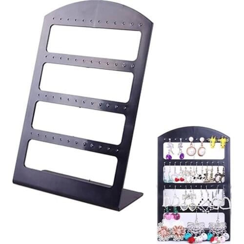 High Quality Earring Rack Multipurpose 48-Hole Acrylic Earring Holder Jewelry Hanger For Shop Jewelry Display Earring Storage