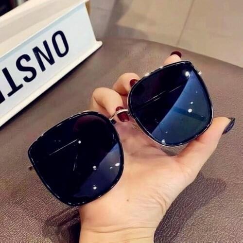HKNA New Oversized Sunglasses Women Fashion Cateye Eyeglasses Women Luxury Brand Glasses for Women/Men Gafas De Sol Mujer 2021