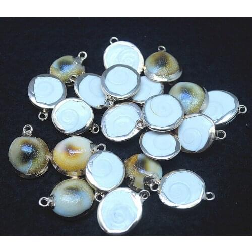 10pcs natureshellpendnt with charms women pendants size 20mm mother of pearl natural items for small shops selling souvenir item