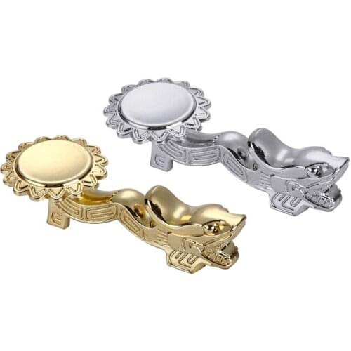 1/2 Pair Royal Dragon Chopsticks Rack Stainless Steel Chopstick Stand Tableware Kitchen Dining Bar Home Garden Evening Cutlery