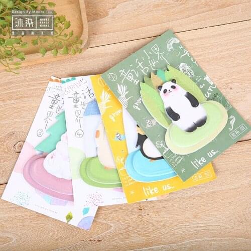 1pc Fairy Tale Self-adhesive Memo Pad Sticky Notes Bookmark School Office Supply Stationery Paper