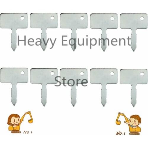 10 Pcs 3989 Ignition Key C5nn11603b For Ford 3400 340A 340B 3430 345 345C 345D