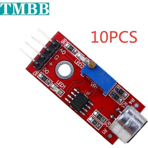 NEW 10PCS High sensitivity microphone sensor module KY-037 Sound detection
