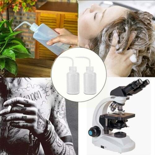 50ml Long Curved Transparent Water Bottle Liquid Container Bottle Tools Watering Laboratory Kettle Spray Q1F5