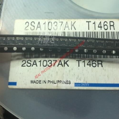 50pcs/lot 2sa1037 2SA1037AK Mark FR 2SA1037AKT146R TRANS PNP 50V 0.15A SOT-23 IC New and Original