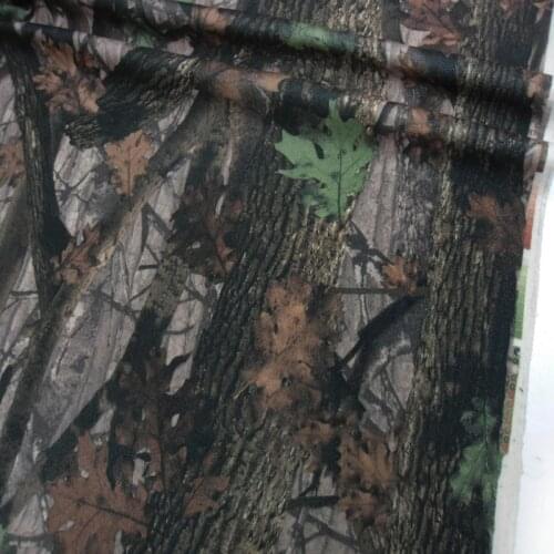 Bionic Thicken Stretch Knitted Fabric Fleece Camo Fabric Camouflage Cloth 1.6m Width Handcraft Hide Cover Shade Netting Blind
