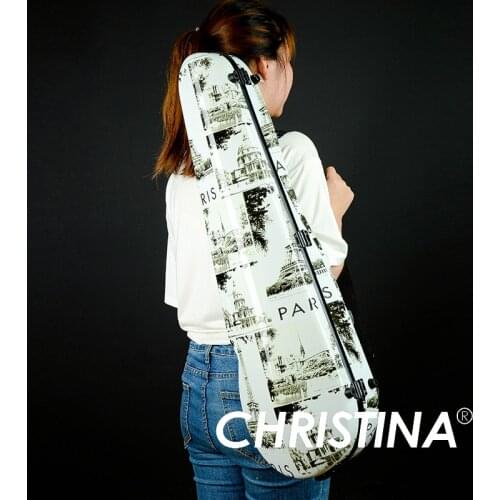 Violin case 1/2 4/4 size professional violin case fiberglass carbon fiber high quality