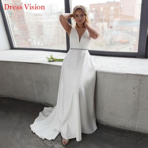 Dress Vision Sleeveless Wedding Dresses