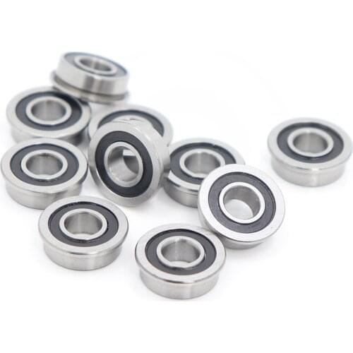 MF115-2RS Bearing 5x11x4mm ( 10 PCS ) ABEC-1 Miniature Flanged MF115RS Ball Bearings LF-1150DDY04