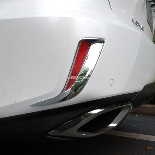 Chrome ABS Auto Car rear fog lampshade Trim Cover Styling For Lexus RX 2016 2017 Exterior car slyling Accessories 2PCS