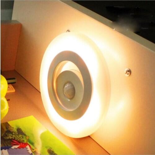 Exquisite household body sensor wall lamp corridor aisle induction lamp kitchen cabinet bookcase lighting decorative lights led