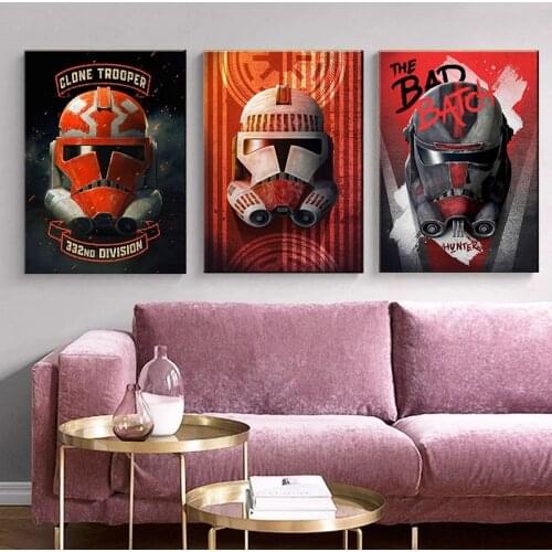 Canvas Painting Star Wars American Drama Science Fiction Series Wall Art Nordic Posters and Prints Pictures Living Room Decor