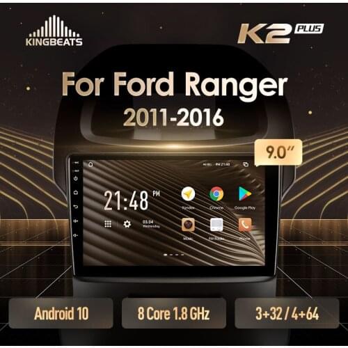 KingBeats Android Octa-Core head unit HU 4G in Dash Car Radio Multimedia Video Player Navigation GPS For Ford Ranger 2011 - 2016 Right hand driver no dvd 2 din Double Din Android Car Stereo 2din