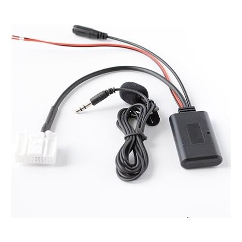 New Car AUX Audio Cable Adapter Bluetooth Mic For Subaru Outback Forester Car Bluetooth Kit