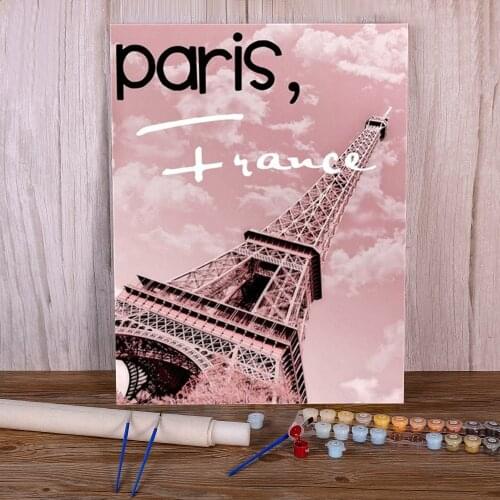 Scenery Landscape DIY Paint By Numbers Kit Oil Paints 40*50 Paiting By Numbers Loft Wall Picture For Handicraft