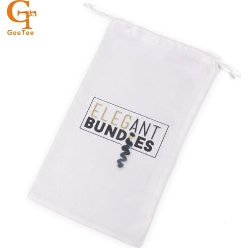 Custom Virgin Hair bundle packaging satin Bags , Stain Hair bundle Bags Handbags Women Hair Extension gift packing satin Bags