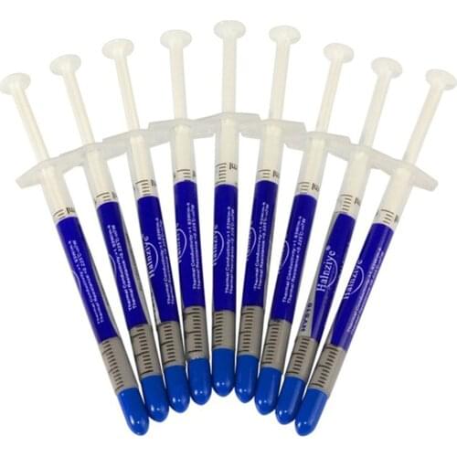 10 PCS/Lot Thermal Conductive Paste Thermal Grease Heatsink Compound Paste Coolers High Performance for CPU GPU IC Intel AMD
