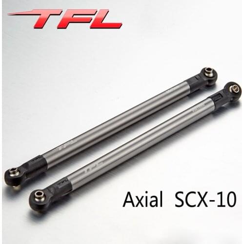 TFL RC Car accessories 1/10 AXIAL SCX10 Rock Crawler 129.5mm Linkage Rod Aluminium Alloy TH01830-SMT6