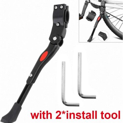 High Quality Bicycle Kickstand Adjustable Road Bike Side Stand Parking Stand Support Foot Bicycle Brace Cycling Replacement Part