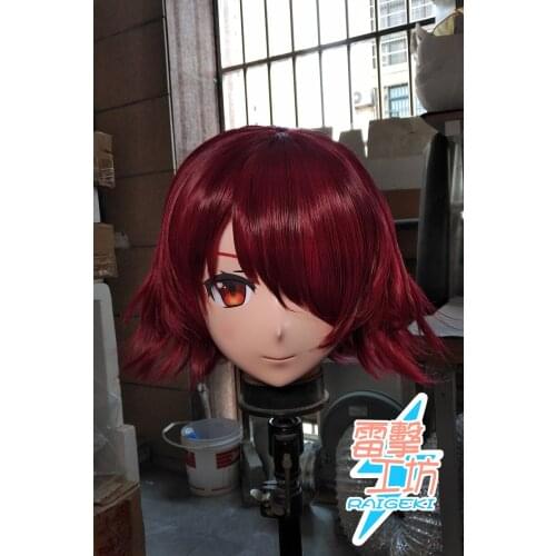 X-KM209)Quality Handmade Female/Girl Resin Japanese Cartoon Character Animego Cosplay Kigurumi Mask Crossdresser
